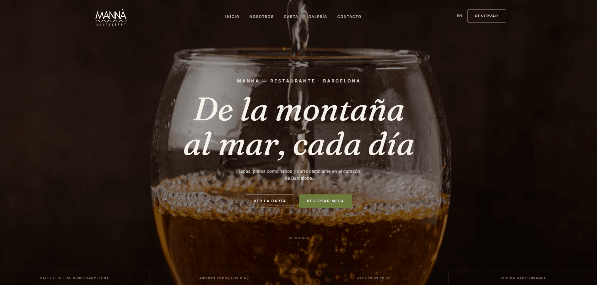 Mannà — Hospitality